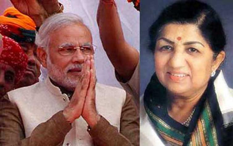 Lata Mangeshkar congratulates PM Narendra Modi for being awarded with Order of St Andrew the Apostle 