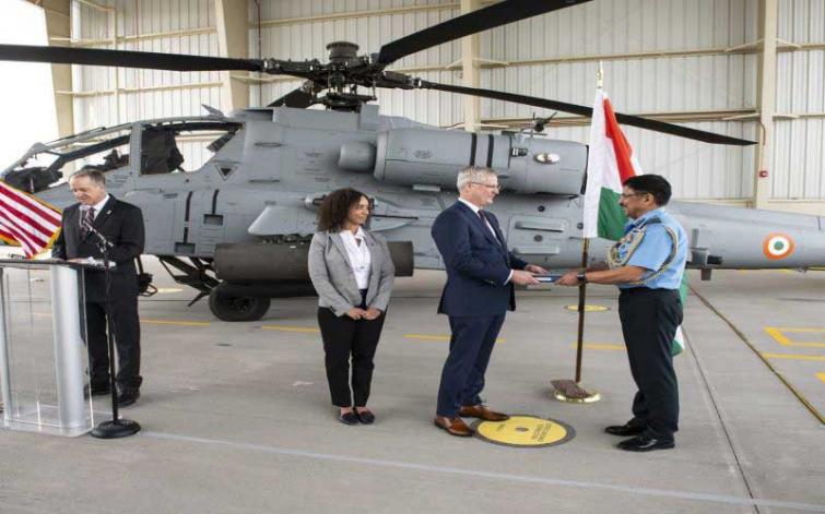 IAF gets its first Apache attack helicopter