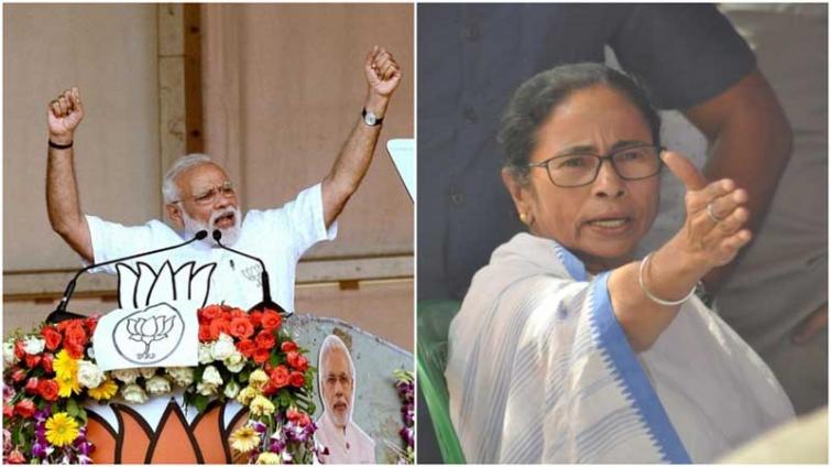 PM Modi promises to build Vidyasagar's statue, Mamata Banerjee hits back