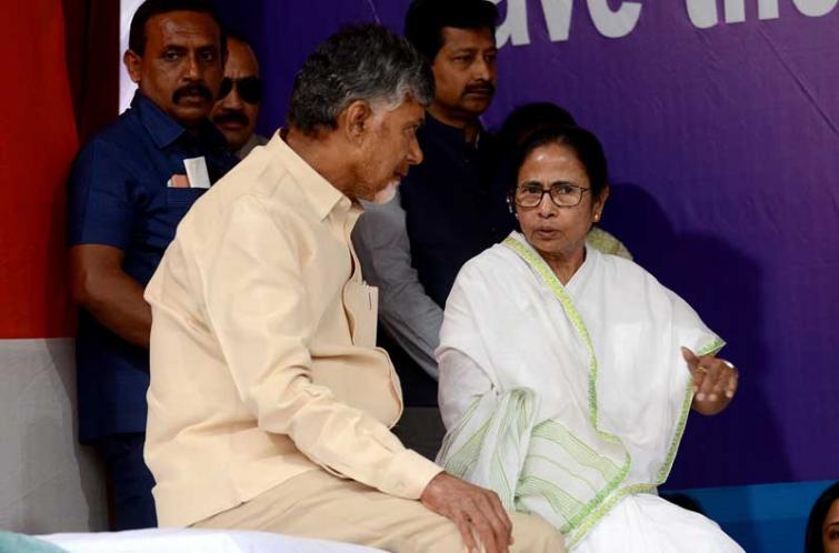 After exit polls predicting BJP's win, Chandrababu Naidu to meet Mamata today