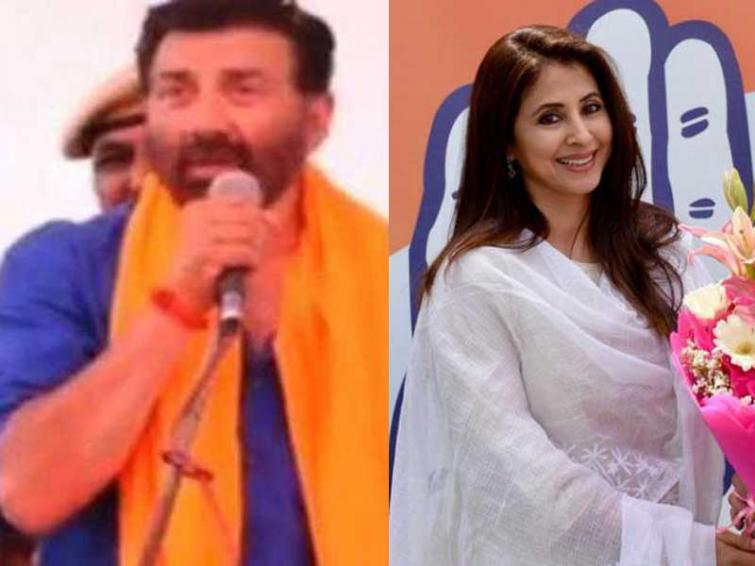 Border star Sunny Deol shines for BJP from Gurdaspur , Congress candidate Urmila Matondkar trails