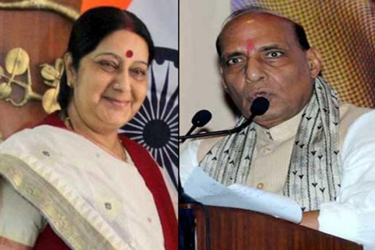 LS Poll: Rajnath Singh, Sushma Swaraj thank people for giving decisive mandate to BJP