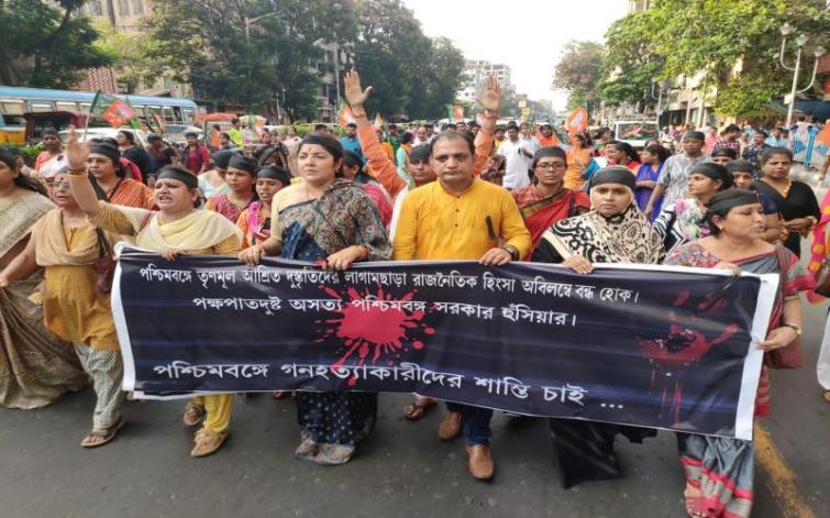 Bengal BJP to march towards Lal Bazar as protest against killing of party workers