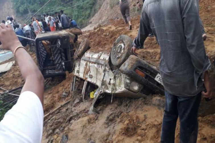 Three persons injured as massive landslide hits Arunachal Pradesh