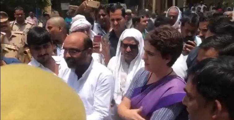 Priyanka Gandhi Vadra attempts to meet families of 10 shot dead in UP; detained