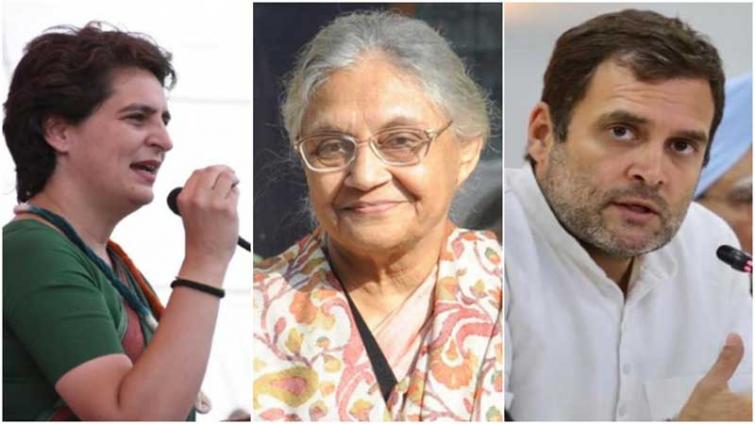 Rahul Gandhi, Priyanka Gandhi Vadra mourn death of Sheila Dikshit