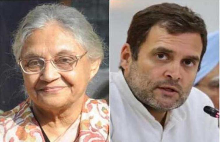 Rahul Gandhi pays tribute to former Delhi CM and Congress leader Sheila Dikshit