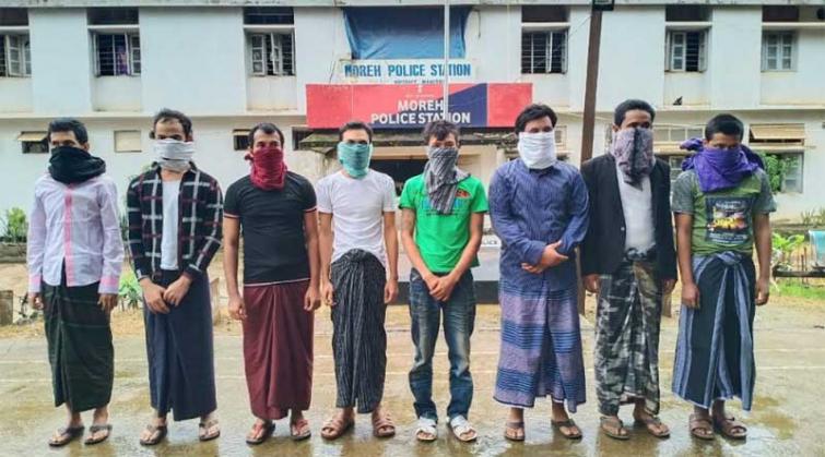 7 Myanmar Muslims, transporter arrested in Manipur
