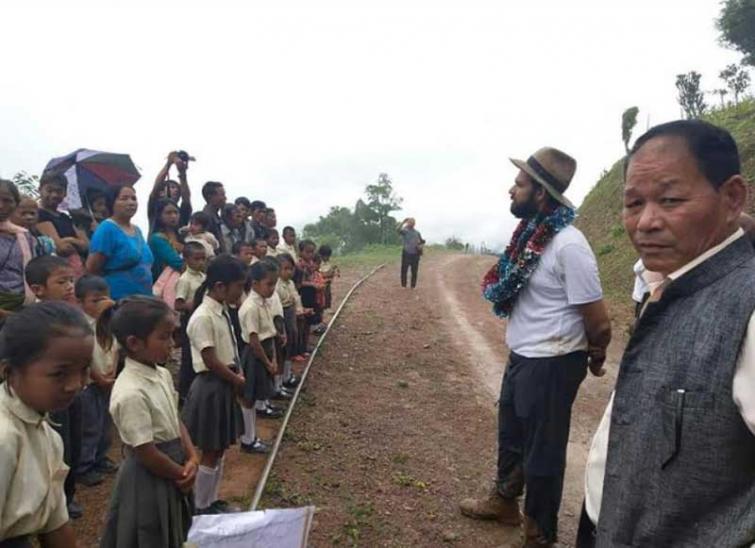 Locals of a remote village in Mizoram finally see a DC for first time, give him a palanquin ride