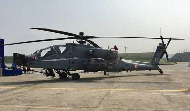 IAF formally inducts 8 Apache choppers at Pathankot air base
