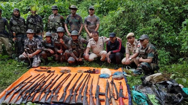 Assam police recover huge cache of arms and ammunition