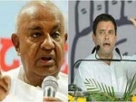 Lok Sabha Polls: JDS stakes claim for 10 seats during meeting with AICC President Rahul Gandhi