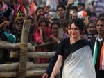 Priyanka Gandhi leaves for Rahul's constituency Amethi