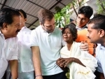 Death toll in Kerala flood touches 76, Rahul Gandhi in Wayanad