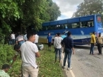 Two killed, 40 injured in bus-oil tanker collision in Assamâ€™s Kaliabor