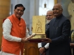 President of India Kovind presents Gandhi Peace Prize
