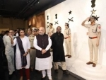 Union Home Minister Amit Shah pays homage to martyrs at the National Police Memorial