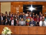 40 Indian origin youth from 8 countries call on Dr Jitendra Singh under the 53rd edition of â€œKnow India Programmeâ€