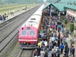 Train service re-starts in south Kashmir after four days