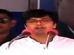 BSP chief Mayawati's nephew makes his debut speech in Agra