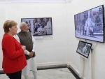PM Modi visits Gandhi Smriti with German Chancellor Angela Merkel 