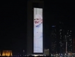 Abu Dhabi skyscraper lights up with Indian tricolour, PM Modi's image to mark his oath-taking ceremony