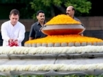 Rahul Gandhi pays rich tributes to his father Rajiv Gandhi on birth anniversary 