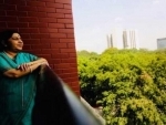 Sushma Swaraj move into her new home