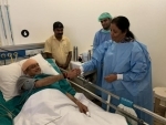 Nirmala Sitharaman visits injured Shashi Tharoor in hospital, Congress leader touched by her gesture