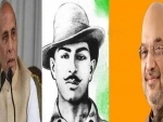 Amit Shah, Rajnath Singh pay tributes to Bhagat Singh
