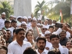 Congress takes out 'Save Constitution' march in Mumbai on party's 135th foundation day