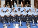 CAS BS Dhanoa reviews combined Graduation Parade at the Air Force Academy