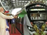 PM Modi inaugurates first phase of Ahmedabad metro; Cong not happy
