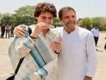 Rahul Gandhi becomes 'good brother' of Priyanka Gandhi Vadra, shares light moments amid campaigns