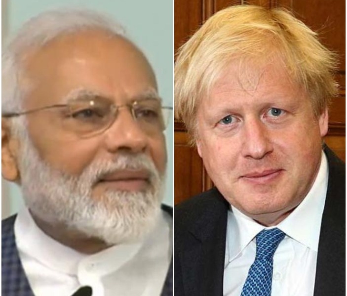 Modi raises mob violence near Indian High Commission in London in telecon with Boris Johnson