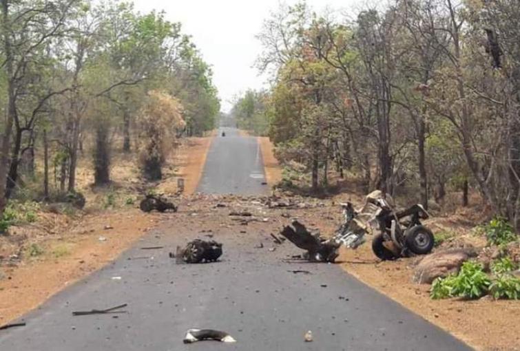 16 security personnel killed in Maoist attack in Maharashtra's Gadchiroli