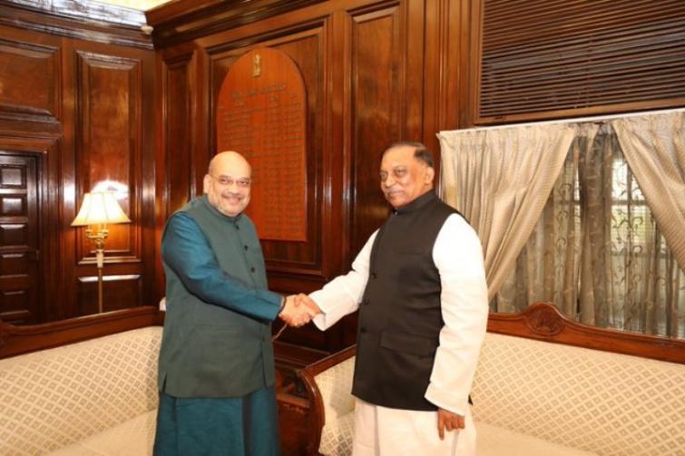 Union Home Minister Amit Shah meets Bangladeshi counterpart Asaduzzaman Khan 