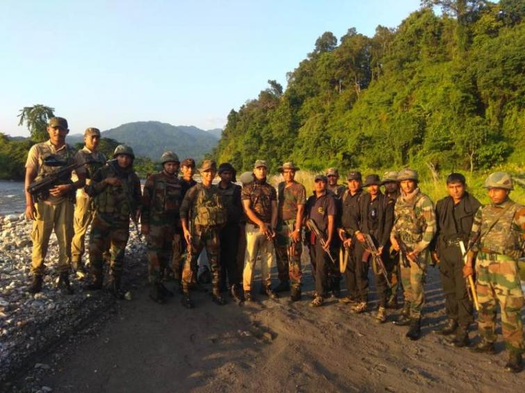 Indian army-Assam police recover huge cache of ammunition, hand grenades in Assam's Chirang district 