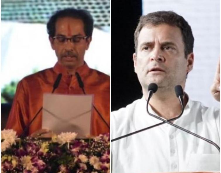 Rahul Gandhi ashamed of attending Uddav swearing-in? BJP slams
