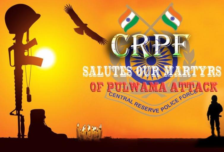 Pulwama Attack: CRPF pay tribute to its jawans