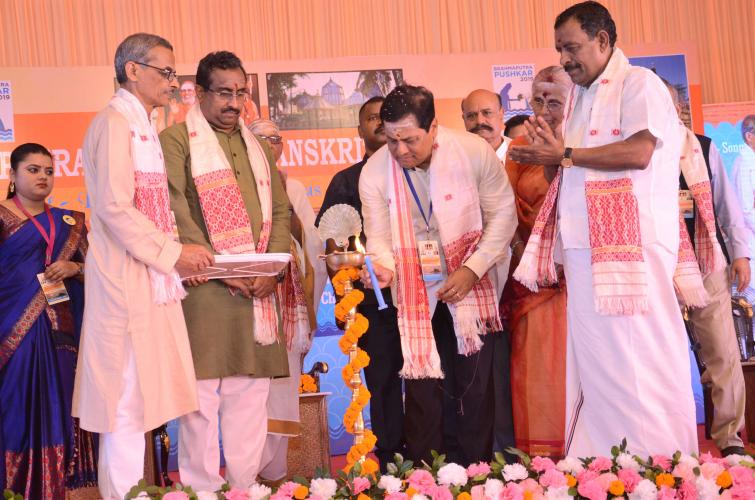 Assam CM inaugurates Brahmaputra Pushkar & Sanskritik Mahotsav