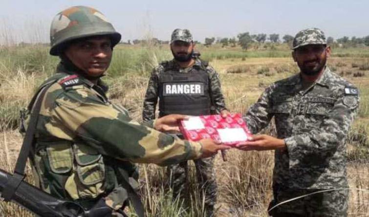 BSF, Pak Rangers exchange sweets on Eid along IB