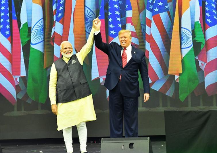 Howdy, Modi! PM Modi shares stage with US Prez Trump, targets Pakistan over 'terrorism'