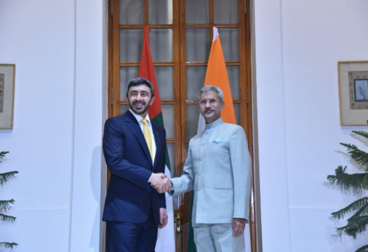 UAE Foreign Minister visits India, meets top leaders