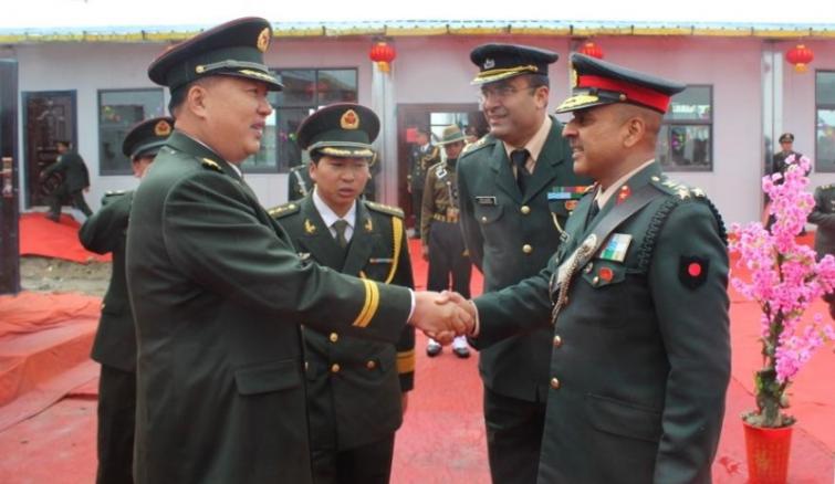 Indian army and PLA jointly celebrate Chinese National Day 