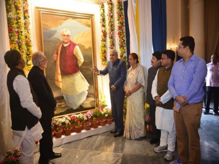 West Bengal Governor unveils portrait of former prime minister Atal Behari Vajpayee 