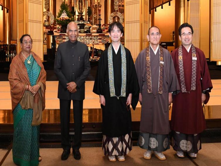 President Kovind attends enthronement ceremony of emperor Naruhito of Japan; addresses Indian diaspora in a gathering