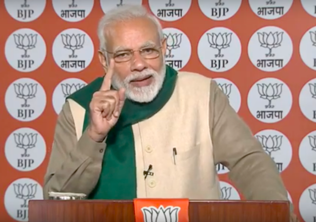 Opposition alliance with each other, our alliance with 1.25 crore Indians: Narendra Modi