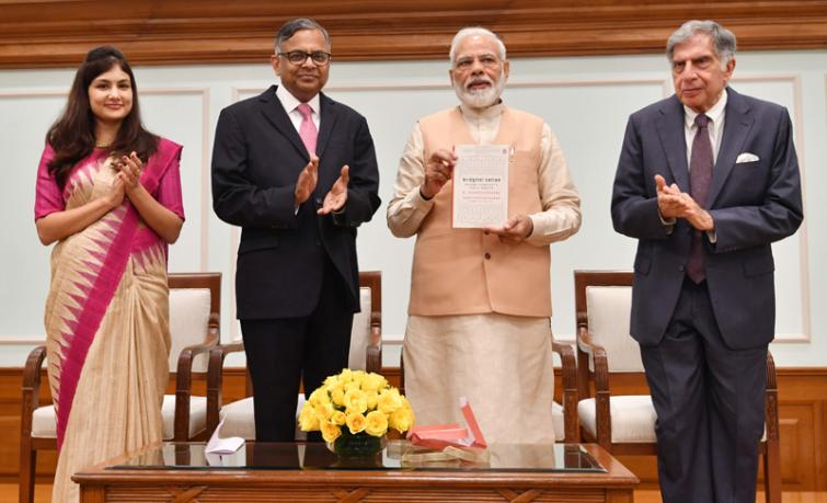 PM Narendra Modi unveils â€œBridgital Nationâ€ book