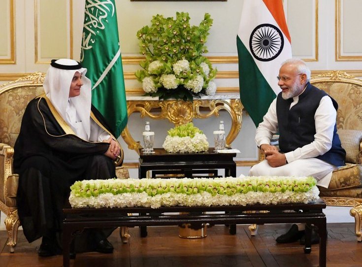 Narendra ModiÂ meets Saudi Ministers